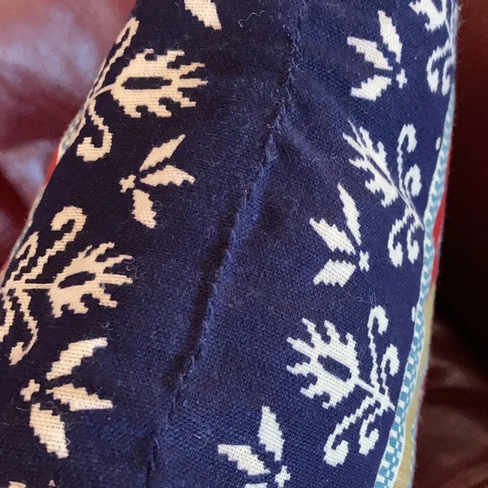 Milford Penna 1773 Double Sided Pillow Handmade